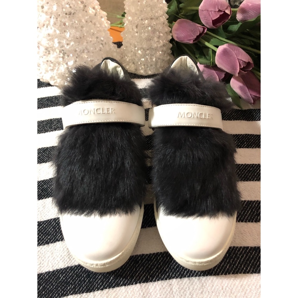 Moncler Sneakers with Rabbit Fur